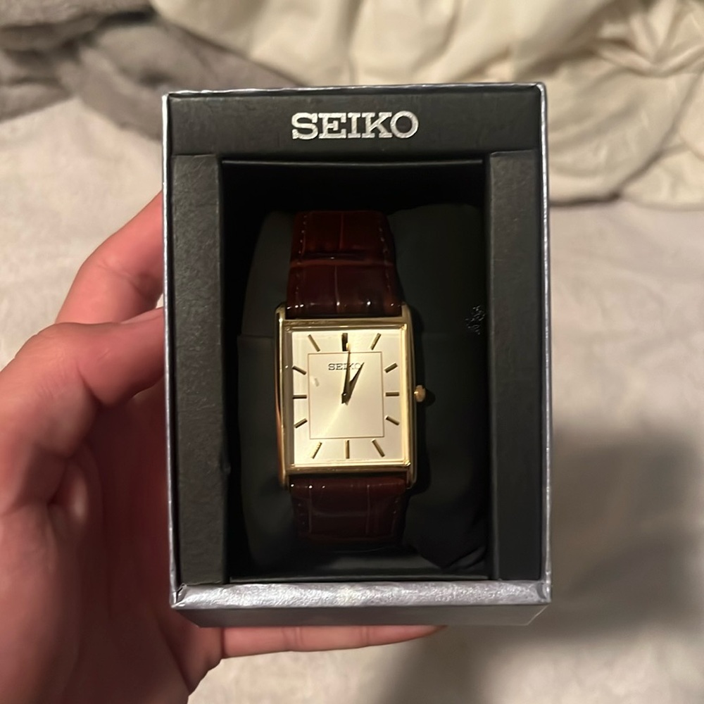 Seiko tank watch